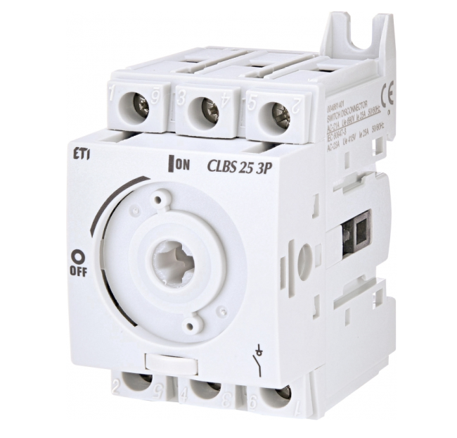 Вимикач навантаження ETI CLBS 25 3P (без рукоятки, 25A, "1-0") (004661401)