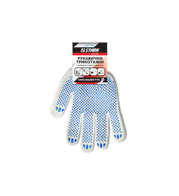Перчатки "Гранит-180" из ПВХ, белые, разм.10 STARK (510841010)
