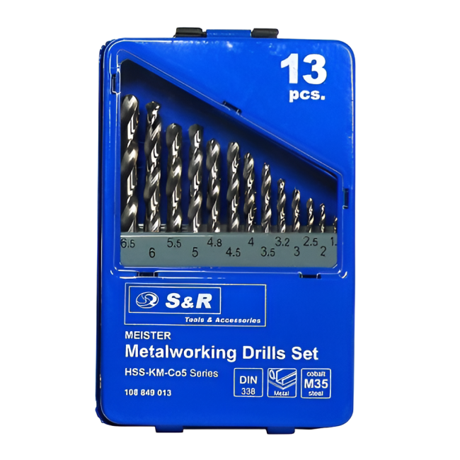 Set of metal drills S & R Meister Co 13 pcs. (108849013)