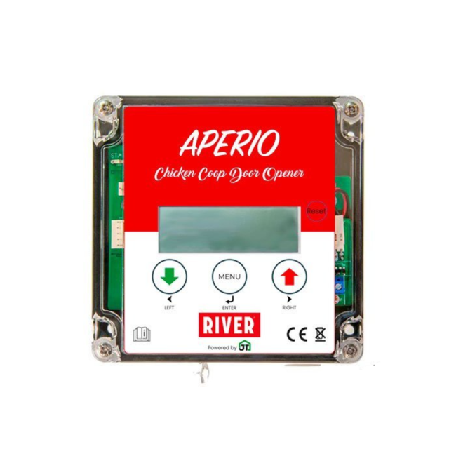 Відкривач дверей APERIO для каченят, RIVER (VAD3011-IB)