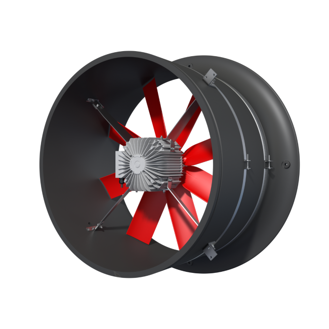 Вентилятор осьовий Multifan зі скловолокна WG 140 BK FLT PC (RO140CAS004RO)