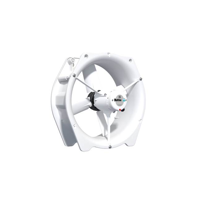 Вентилятор осьовий Multifan зі скловолокна WG 45 BK FLT PC (RO45CAS018RO)