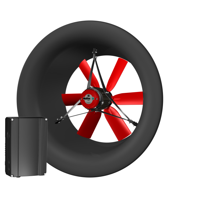 Вентилятор високого тиску, Multifan, 50 Гц (H4D82C0M10100)