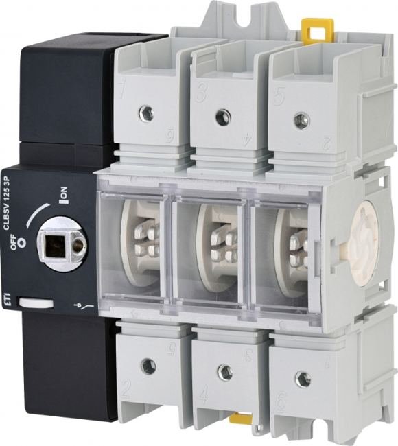 Выключатель нагрузки ETI CLBSV 125 3P (без рукоятки, 125A, "1-0") (004661881)