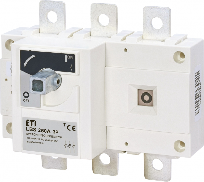 Выключатель нагрузки ETI LBS 3P 250 ("1-0", 250А) (004661451)