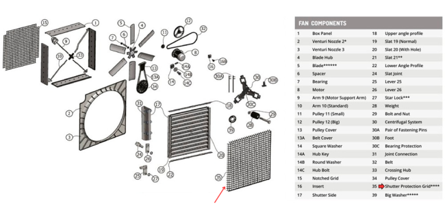 Вентиляційна решітка ES 200 Gigola (CGES200-32) 