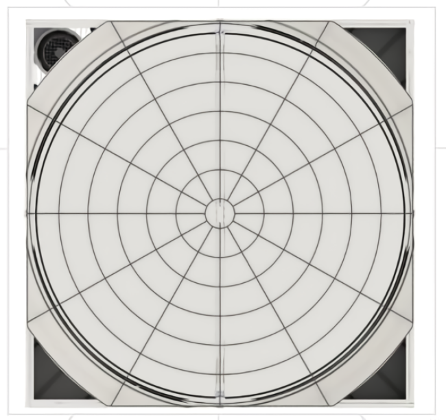 Кругла сітка для конуса ES 140 Gigola (GRCES140-33) 
