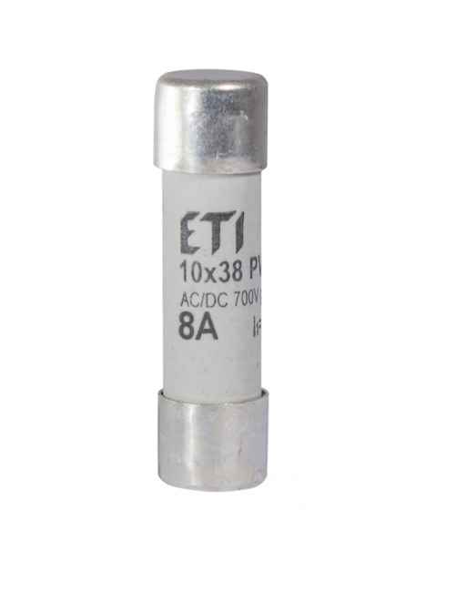 Предохранитель ETI CH 10x38 gR 8A 700V (50kA AC) (002625020)