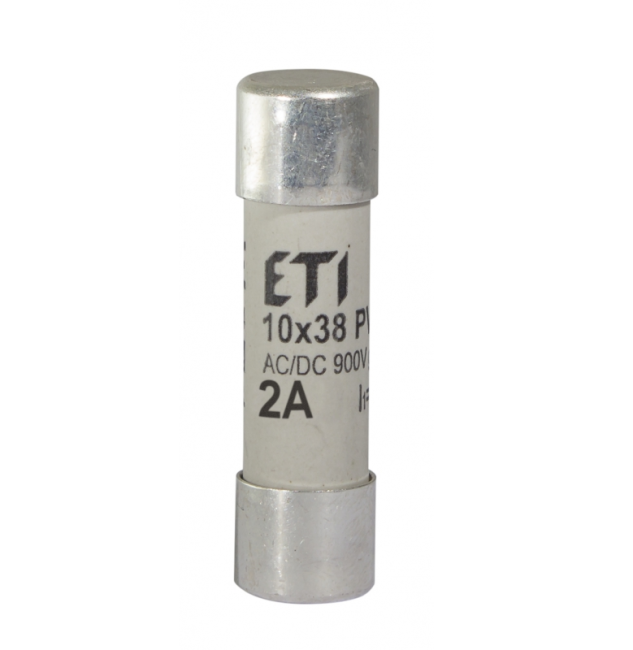 Fuse ETI CH 10x38 gR 2A 900V (50kA AC) (002625027)