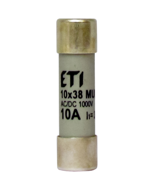 Fuse ETI CH 10x38 MULTI gR 2A 1000V (002625400)