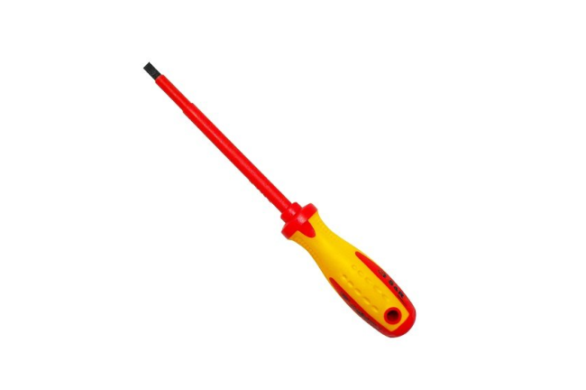 Отвертка SL 6.5 х 1.2 x 150мм диэлектрическая (1000 V) S&R (250089058)