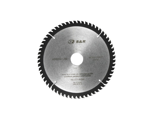 Spray disc 185x30x2.2mm ATV 60 teeth. WoodCraft Meister + Rings 16/20 S&R (238060185)