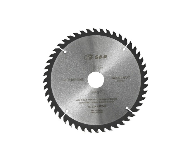 Диск розпилювальний 190x30x2,4мм 48 зуб. АТВ WoodCraft Meister S&R (238048190)