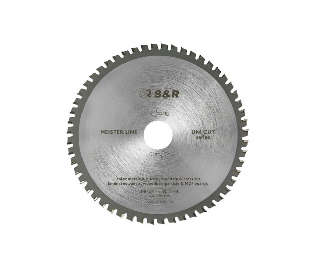 Диск распылительный 190x30x2,4мм 54зуб. HLTCG универсальный UniCut Meister S&R (243054190)