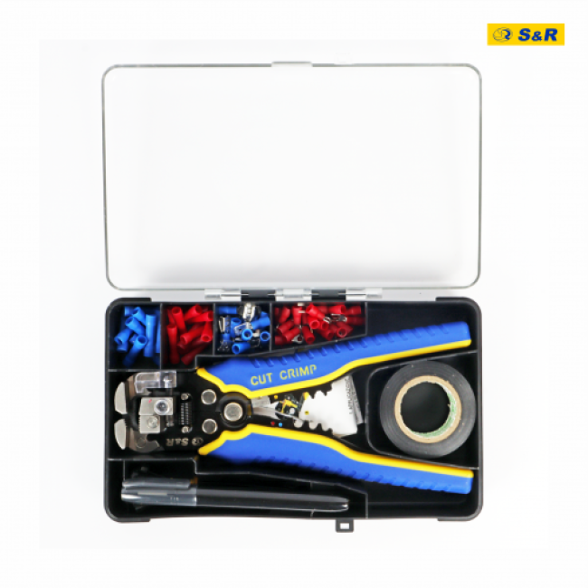 Automatic 3-in-1 insulation stripper, 205mm. A set of 98 items. S&R (580000198)