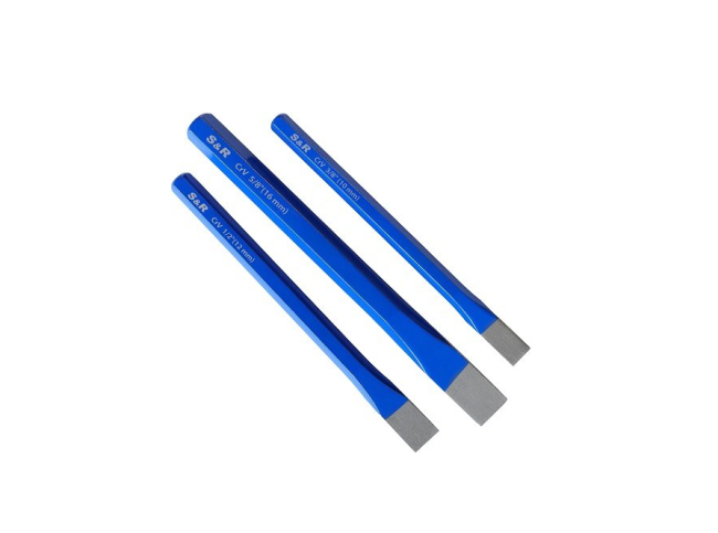 Набор ручных зубил 3шт. S&R (282000003)