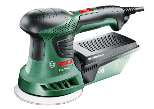 Шліфмашина ексцентрикова Bosch PEX 300 AE 200Вт 125мм 4000-24000об/хв 0.603.3A3.000