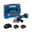 Cordless angle grinder Bosch GWS 18V-11 125mm 18V 2x5A/h 0-9000rpm 1.7kg 0.601.9N4.103