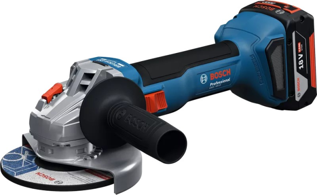 Cordless angle grinder Bosch GWS 18V-8 125mm 18V 2x4A/h 0-11000rpm 0.601.9N9.020