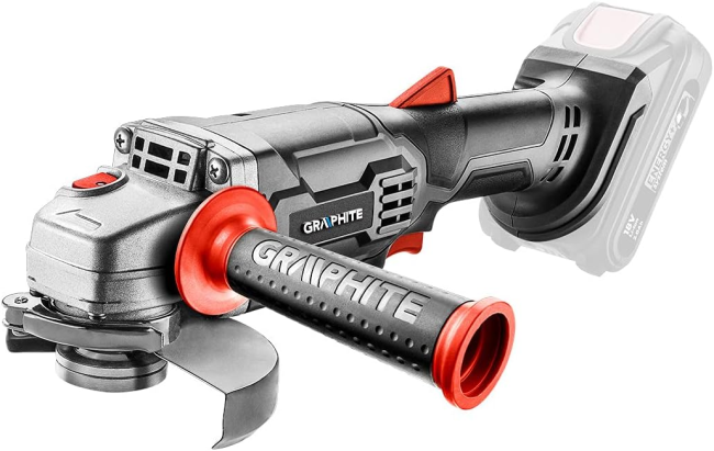 Шлифмашина угловая аккумуляторная GRAPHITE Energy + 115мм 18В 10000об/мин 1.5кг 58G003