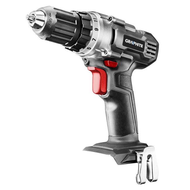 Screwdriver-drill GRAPHITE Energy + 18V 28/44Nm 0-350/1250rpm 1.1kg 58G000