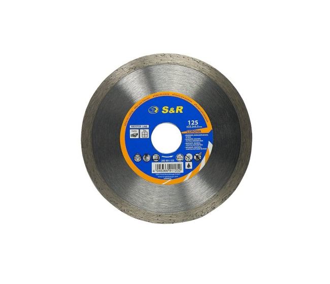 Диск алмазний Meister 125 x 1.6 х 22.2 CORONA керамогранiт S&R (252791125)