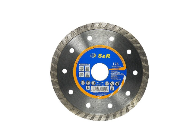 Meister diamond disc 125 x 2.2 x 22.2 TURBO unreinforced concrete, brick, stone S&R (252371125)