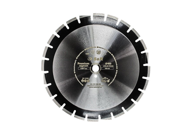 Diamond disc 400x3.4x25.4 asphalt PremiumSegment S&R (252466400)