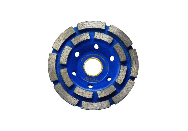 Чашка алмазна Meister 100 х 22,2 мм дворядна шлiфувальна по бетону S&R (253978101)