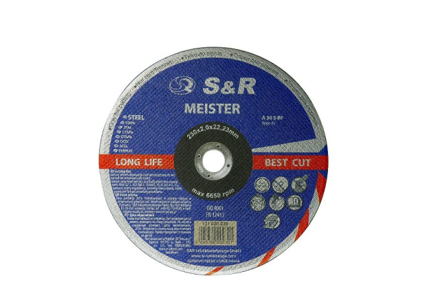 Meister 230x2.0x22.2 mm A30S BF metal cutting circle S&R (131020230)