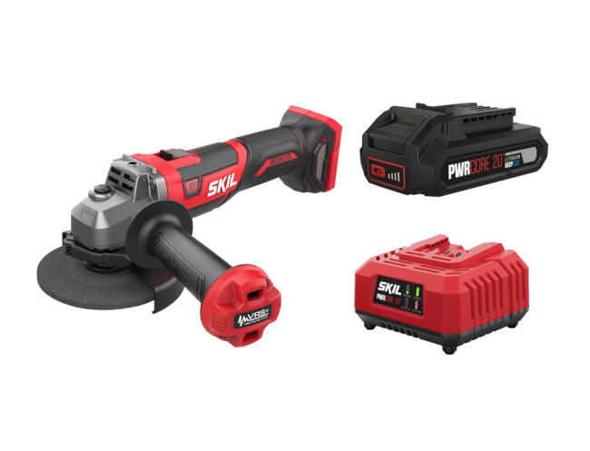 Cordless angle grinder SKIL 3930 CB XP 125mm 20V 1x2.5A/h 8500rpm VRS+ AG1E3930CB+BC1E3110AA