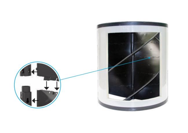 Munters  Світловий пастку Ø730 (сегмент) (138730710)