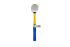White rubber hammer d55mm, 450g, fiberglass handle S&R (285450055)