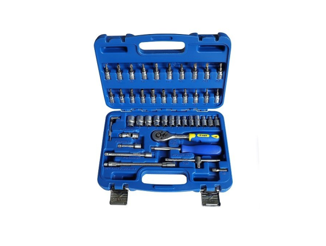 Set of 1/4" 46-piece sockets S&R (460322046)