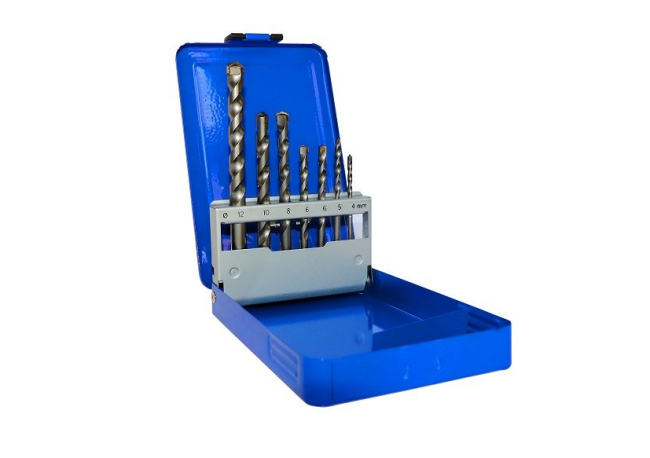 Set of universal drills 7 pcs: 4,5,6,6,8,10,12 mm S&R (216100007)