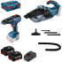 Set of two tools Bosch 18V drill-driver GSR 18V-50 vacuum cleaner GAS 18V-1