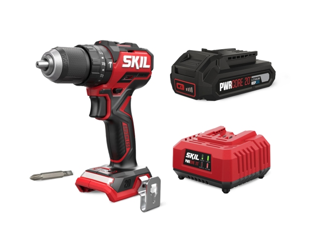 Шурупокрут-дриль ударний акумуляторний SKIL 60Нм, 0.9кг (CD1E3075CA+BC1E3110AA)