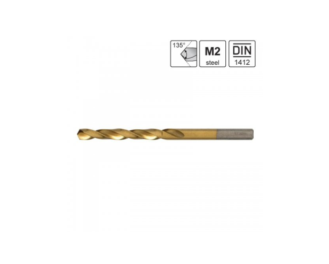 Свердло по металу 11.0х94х142мм TM титан.покр.ст.лег/нелег/чавун S&R (107821100)