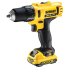 Drill-screwdriver DeWalt XR Li-Ion 12V battery 2x2A&time 24Nm 400-1500rpm DCD710D2