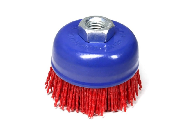 Щетка чашечная, 75мм x M14 об/мин 12250 нейлоновая S&R (136860075)