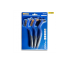 Set of hand brushes Meister 3 pcs.: 175 mm, brass, ner. steel, polypropylene S&R (136600005)