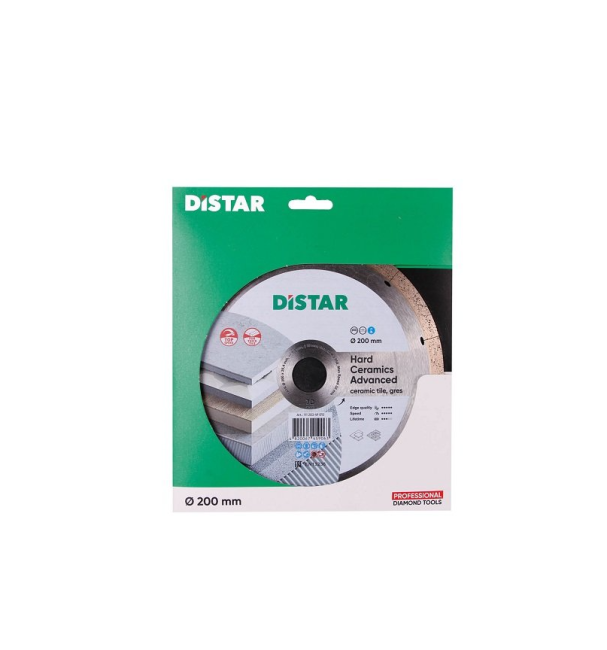 Круг алмазный отрезной 200х25.4 керамог. Hard ceramics Advanced Di-star (11120349015)