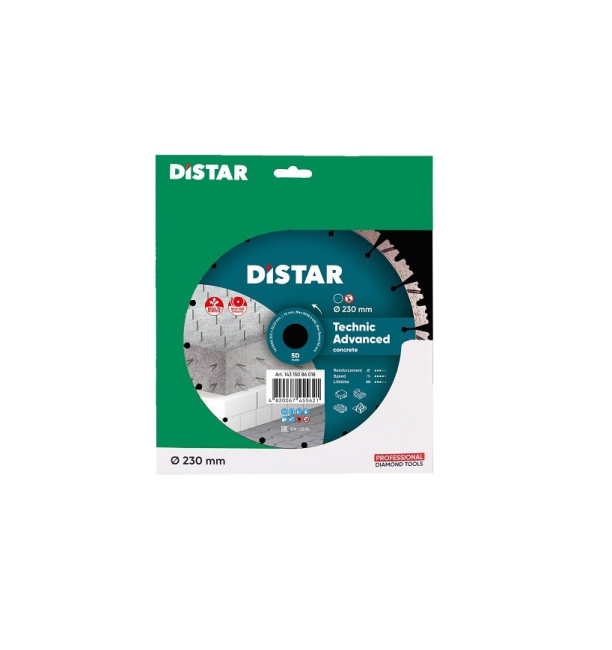 Circle diamond cutting segment 232x22.2 concrete Technic Advanced Di-star (14315086018)