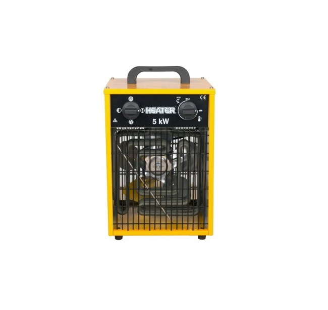 Тепловентилятор Heater 5.0кВт, 400В, 400м3/год, жовтий, 6,8кг INELCO (175100006)