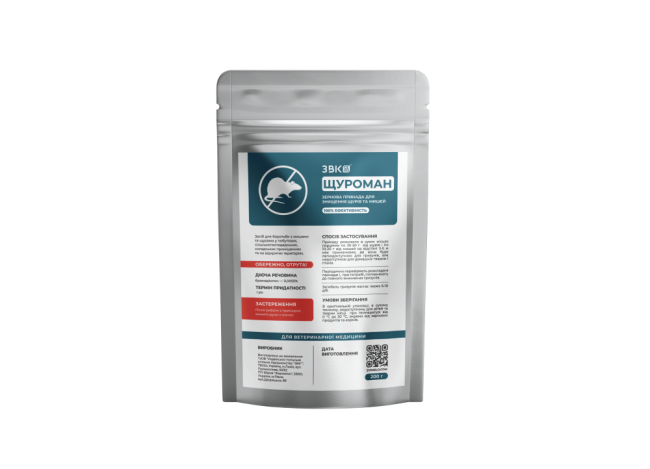 Засіб від гризунів, Щуроман 1 кг, ЗВК СЕЛО (ZS0059)