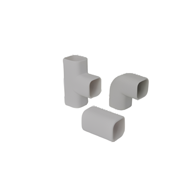 PVC glue T-piece 28 mm square, Impex (60.00.52511)