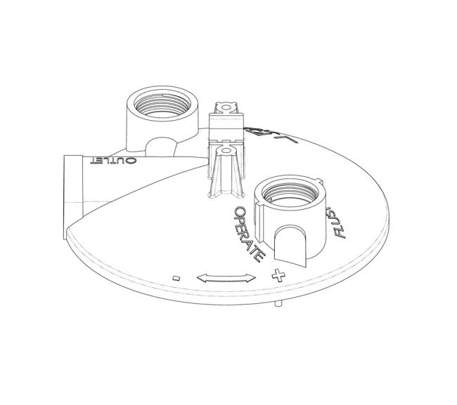 Верхній корпус, (регулятор 12005 VAL), Val-Co (VRP58)