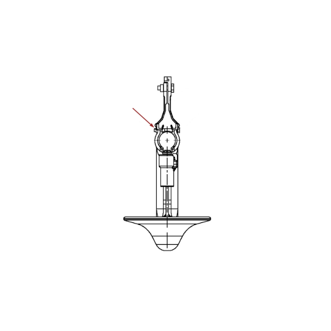 Гайка для довгого гвинта, Val-Co (VT185NUT)