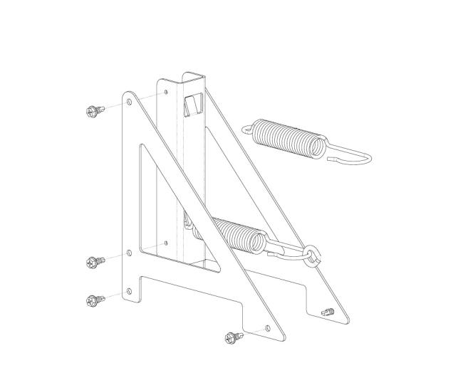 Подвійний кронштейн для дроту антинасіду, Val-Co (820518-2)