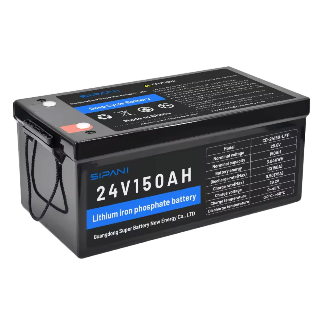 SIPANI 150 А/Г аккумулятор Lifepo4, литиевый аккумулятор 25.6V